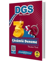 DGS Performans Çözümlü 3 Deneme Tasarı Yayınları