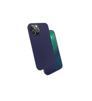 Apple iPhone 12 Pro Max Uyumlu Kılıf Zore Silk Silikon (Lacivert)