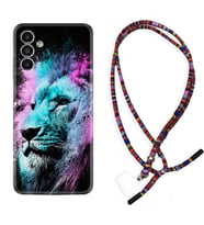 Samsung A23 A31 A32 A50 A51 A52 A53 A70 Kılıf Boyun Asklı Rasta Silikon Pink Blue Leon 1603