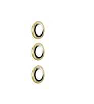 Samsung Galaxy S23 FE Uyumlu Zore Kamera Lens Koruyucu Cam Filmi (Gold)