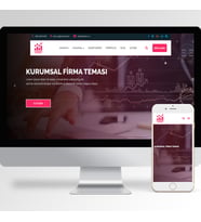 Hazır Kurumsal Web Sitesi Yazılımı V50