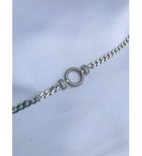 Cartier Gümüş Taşlı Halloy Bileklik