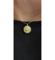 Sun kolye 925 Ayar (Gold)