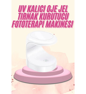 Mulvxkrg Krg02 Mini Taşınabilir Kalıcı Oje Jel Tırnak Kurutucu Fototerapi Makinesi (Mulvix)