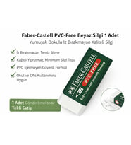 Pvc-Free No24 Beyaz Silgi 1 Adet Yumuşak Dokulu İz Bırakmayan Kaliteli Silgi