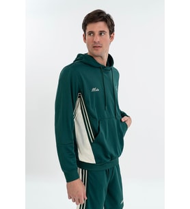 Maraton Erkek Kapüşonlu Yeşil Sweatshirt