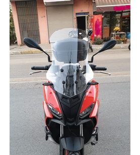 MOTOCAM Aprilia SR GT 200 Ön Cam 2021-2026 Model 58cm Şeffaf Renkli 4mm
