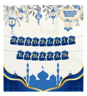 Mulvxkrg Krg02 Ramazan Banner Süs - Hoşgeldin Ramazan (Mulvix)