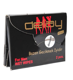 Bitkisel Delay Mendil Karanfilli For Man 2 li Paket