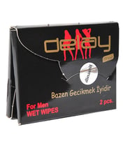 Bitkisel Delay Mendil Karanfilli For Man 2 li  Paket 