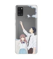 Samsung Galaxy A21S Uyumlu A Silent Voice Tasarımlı Şeffaf Telefon Kılıfı