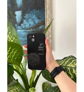 Kabartmalı Parlak Karahindiba Detaylı İsimli Iphone Telefon Kılıfı