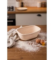 Bambum Puder - Ekmek Mayalama Sepeti Dikdörtgen 20 Cm