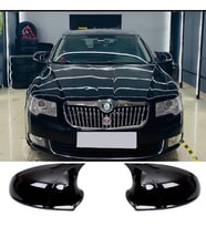 Skoda SuperB B6 Batman Yarasa Ayna Kapağı Piona Black ABS 2008-2015