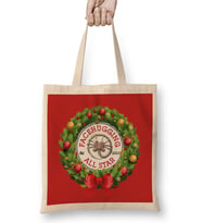 Christmas All Star Facehugger Alien Wreath Bez Çanta Uzun Saplı