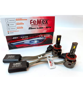 Femex GT Nano Plus Csp LUMILED ROYAL Chipset Radyatör Soğutmalı H8/11 Led Xenon Led Headlight