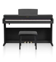 Jwin Sapphire SDP-380 Çekiç Aksiyonlu 88 Tuşlu Dijital Piyano + Tabure - Siyah