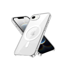 Apple iPhone 16E Kılıf Pc Real Magsafe Kapak - Şeffaf