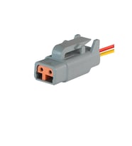 DTM06-2S Erkek Konnektör 2 Pin Kablolu