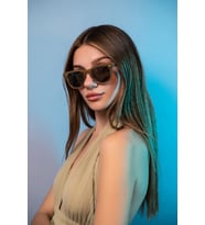MONTBLACK MB6802 C4 VİZON WAYFARER KADIN GÜNEŞ GÖZLÜĞÜ (Krem)