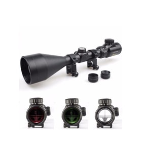 Tr- 3-9x56eg Tüfek Dürbünü Çift Işık Kırmızı,yeşil Kaynaklı Zoomlu