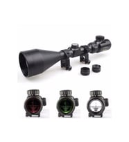 Tr- 3-9x56eg Tüfek Dürbünü Çift Işık Kırmızı,yeşil Kaynaklı Zoomlu