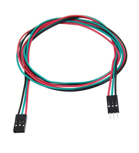 3 Pin Dişi-Erkek Dupont Kablo(70cm) (Renksiz)