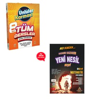 8.Sınıf Ünlüler Karması Tüm Dersler Soru Bankası + Matematik Soru Bankası Hediyeli