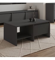 Laris Kapaklı Orta Sehpa – 90 cm Modern Tasarım (Antrasit)