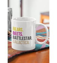 Bears Beetes Battlestar Galactica The Office Baskılı Kupa Bardak
