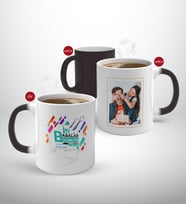 BK Gift Kişiye Özel Babalar Günü Hediyesi Fotoğraflı Sihirli Kupa Bardak-68 (Beyaz)