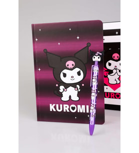 DEKOMUS İLE YENİ SEZON LİSANSLI KUROMI NOT DEFTERİ VE VERSATİL UÇLU KALEM 0.7 MM 2'LİSİ