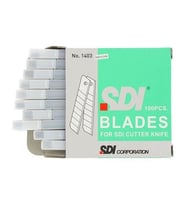 Sdi 1403 Maket Bıçağı Dar 9mm Yedek Ağız Uç Yedeği 100 Lü Paket