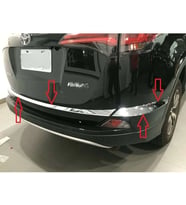 Toyota Rav Uyumlu 4 2014 2018 Arka Tampon Eşik Koruma Krom Parça