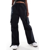 Nike Sportswear Oversized Cargo Dans Pant Kadın Oversize Kargo Cepli Dokuma Eşofman Altı Siyah