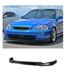 Honda Civic Mugen Ön Ek Karlık Plastik Mat Siyah 1996 1997 1998 Makyajsız Kasa karlık+bodykit+ek