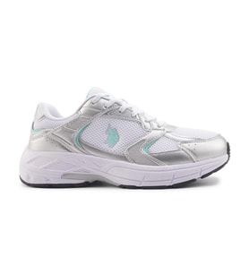 U.s. Polo Assn. Felix Wmn 4Fx Kadın Beyaz-A.Gri-Yeşil (36-40) Sneaker Ayakkabı