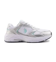 U.s. Polo Assn. Felix Wmn 4Fx Kadın Beyaz-A.Gri-Yeşil (36-40) Sneaker Ayakkabı