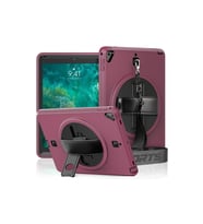 Apple iPad 5 Air 9.7 Kılıf Strap-C Otterbox Tablet Kapak - Mürdüm