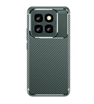 Xiaomi Mi 14t Pro Kılıf Auto Focus Karbon Kapak - Koyu Yeşil