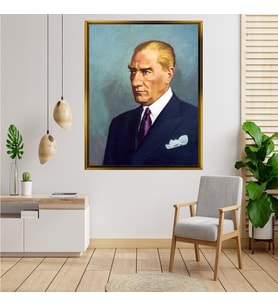 ÇERÇEVELİ ATATÜRK TABLO S118