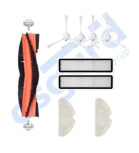 Dreame D10S, D10S PRO, D9 MAX GEN2 Uyumlu 1 Ana Fırça 4 Yan Fırça 2 Filtre 2 Mop PKT-iasgf0000172