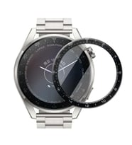 Huawei Watch 3 Pro 3D Full Kaplama Ekran Koruyucu PET+PMMA SİYAH