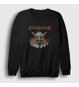 Presmono Unisex Siyah Dragon V2 Blind Guardian Sweatshirt 378591tt