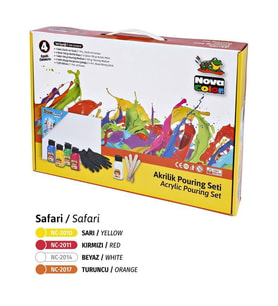 Nova Color Akrilik Pouring Set SAFARİ 