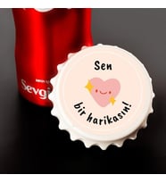 Sen Bir Harikasın Baskılı Magnet Açacak