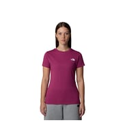 The North Face W Ss Sd Slim Tee Kadın Günlük Tişört NF0A87NH6EO1 Pembe