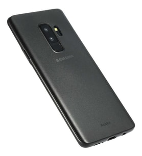 Galaxy S9 Plus Kılıf Lollipop İnce Pürüzsüz Mat Yüzey Kılıf (Siyah)