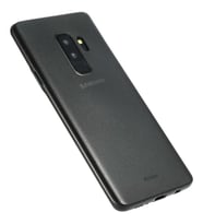 Galaxy S9 Plus Kılıf Lollipop İnce Pürüzsüz Mat Yüzey Kılıf (Siyah)