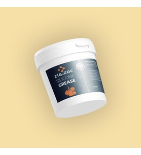 ZIG&ZOC Silikon Gres Şeffaf O-ring Plastik-Metal Yağlama 500 GR